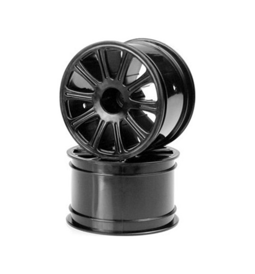 JConcepts Rulux 1/16 E-Revo Wheel 2.2 Inch Black (2) JCO3333B