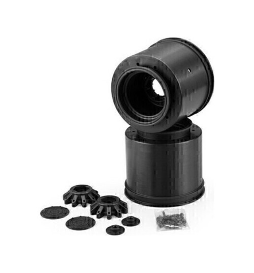 JConcepts Aggressor 2.6 x 3.8 Monster Truck Wheel Black 2 JCO3414B