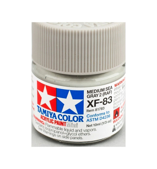 Tamiya Acrylic Mini XF-83 Med Sea Gray 2 RAF 10ml Bottle TAM81783