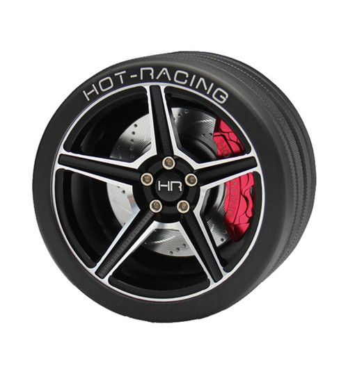 Hot Racing Black 5 spoke 6061 Steering Wheel NB4 SW49FS01