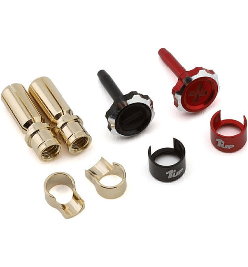 1UP Racing Lockdown Adjustable Bullet Plug Grips W/5mm Bullets 1UP190455