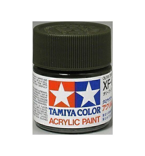 Tamiya Acrylic XF62 Flat Olive Drab TAM81362