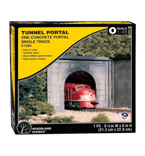 Woodland Scenics O Tunnel Portal Concrete WOOC1266