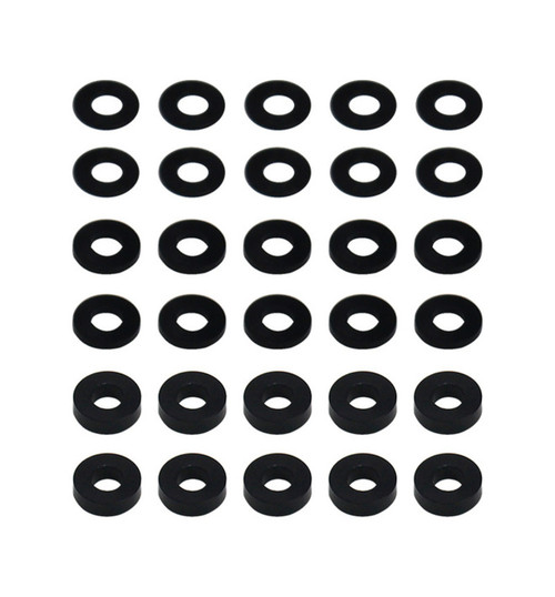 Hot Racing Ballstud Washers 6.5x3.0mm (30) black SPC3065A01