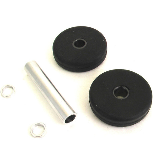 Hot Racing Silver Stock Bumper Roller Wheels HL HL1330WH08