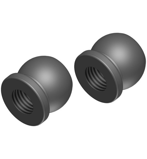 Corally Threaded Ball - 6mm - Steel - 2 Pcs: Dementor, Kronos, Pyth COR00180-171