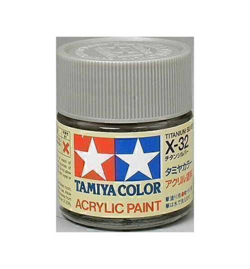 Tamiya Acrylic X32 Titanium Silver TAM81032