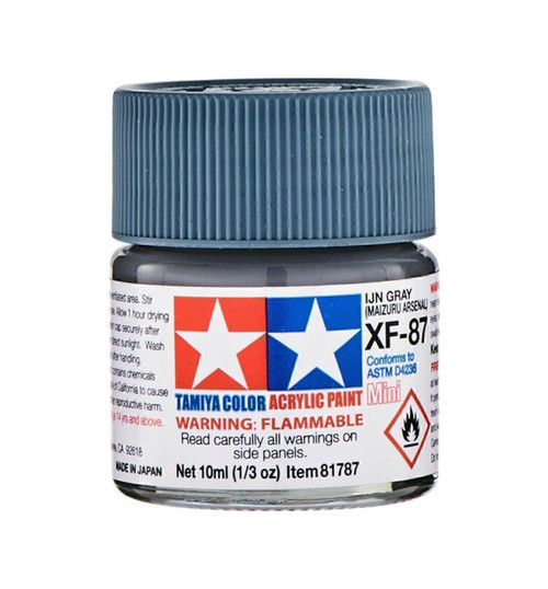 Tamiya Acrylic Mini XF-87 IJN Gray Maizuru Arsenal 10ml TAM81787