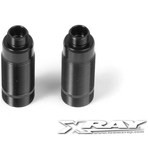 Xray Aluminum rear shock body - hard coated 2 XRA368220