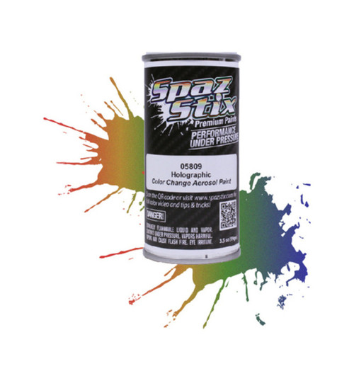 Spaz Stix Color Change Aerosol Paint Holographic 3.5oz Can SZX05809