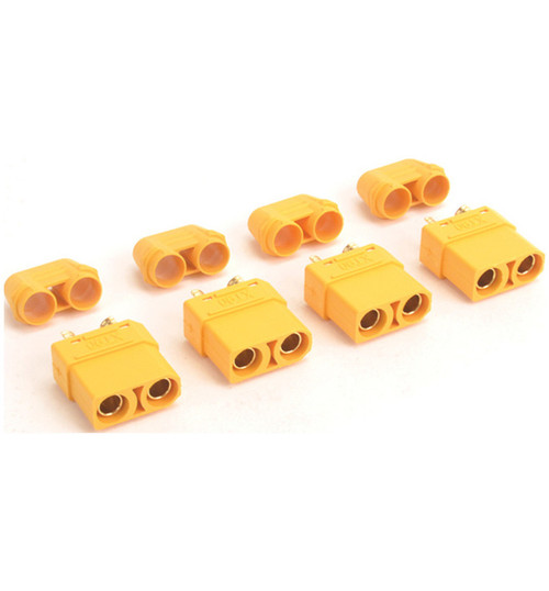 Monkey King RC Xt90 Plug with Sheath Female Only - 4 pieces MK2910HF