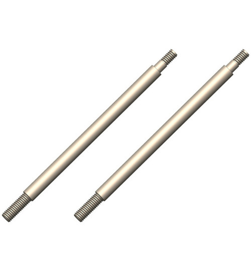 Corally Shock Shaft - 61mm - Front - Steel - 2 Pcs: Dementor, Krono-COR00180-166