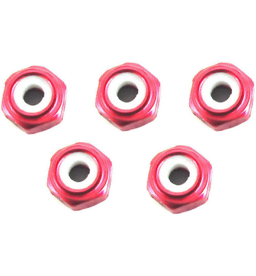 X Spede 2mm Red Lock Nut (5) LNM202
