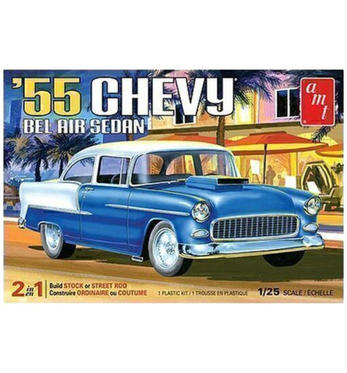 AMT 1/25 1955 Chevy Bel Air Sedan AMT1119