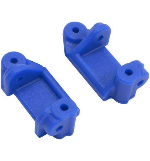 RPM R/C Products Blue Front Caster Blocks Slash 2WD/Nitro Slash RPM80715