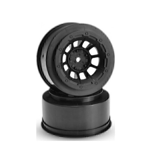 JConcepts JConcepts Hazard Slash Rear/4X4 wheels Black (2) JCO3351B