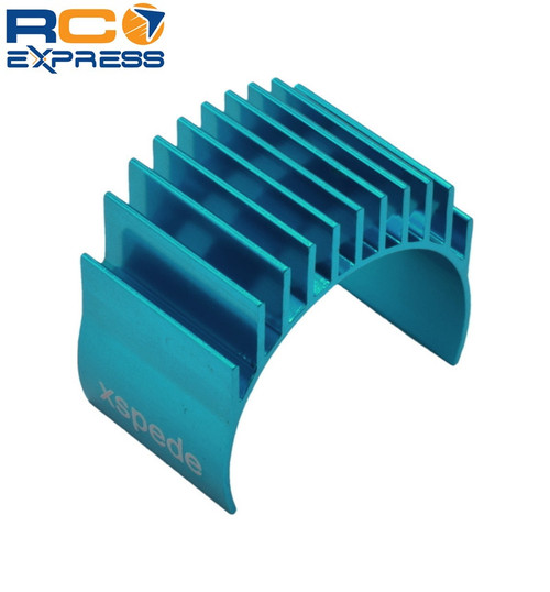 X Spede Light Blue Clip-On Aluminum 540 550 Motor Heat Sink EMX103816