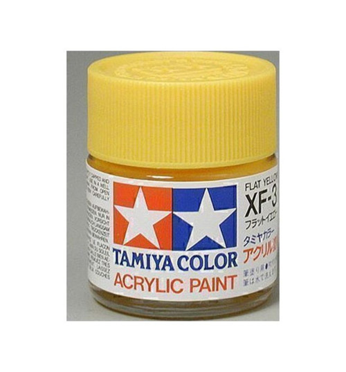Tamiya Acrylic XF3 Flat Yellow TAM81303