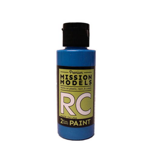 Mission Models Fluorescent Racing Blue Water-Based Rc Airbrush Paint MIOMMRC-047