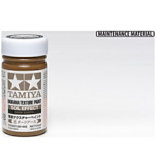 Tamiya Diorama Texture Paint 100ml Soil Effect:Dark Earth TAM87109
