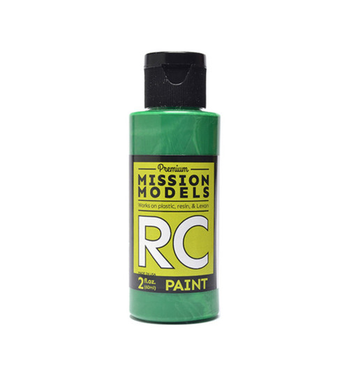 Mission Models Pearl Green Water-Based Rc Airbrush Paint 2oz MIOMMRC-019