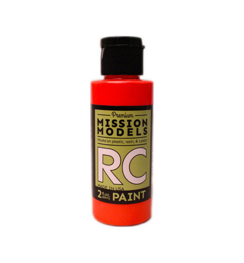 Mission Models Fluorescent Racing Red Water-Based Rc Airbrush Paint MIOMMRC-046