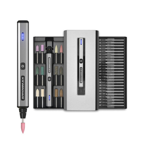Arrowmax Sgs Mini Elec Engraving & Polishing Pen-Space Grey AM199211G