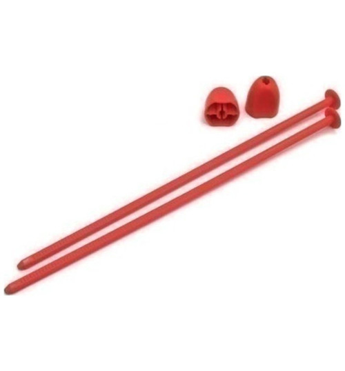 DE Racing Zip Stix / RED / 4 pieces DER-ZS4-R