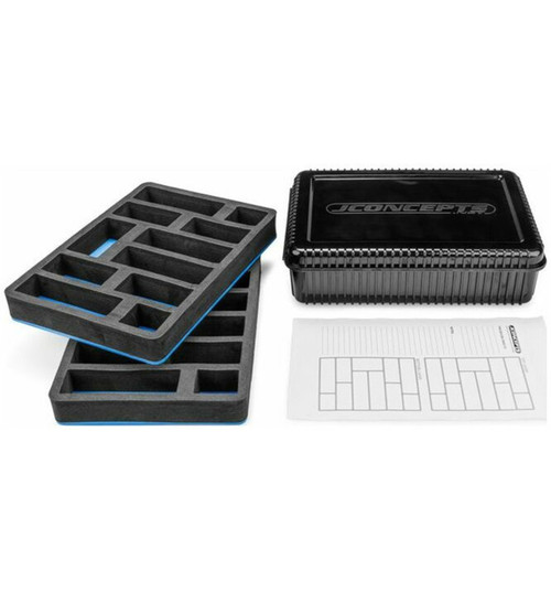 JConcepts Spring Box W/Foam Liner Double Decker W/Decal Fits 1:10th Off JCO2731