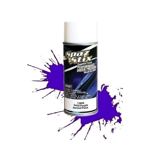 Spaz Stix Solid Purple Aerosol Paint 3.5oz Can SZX12809