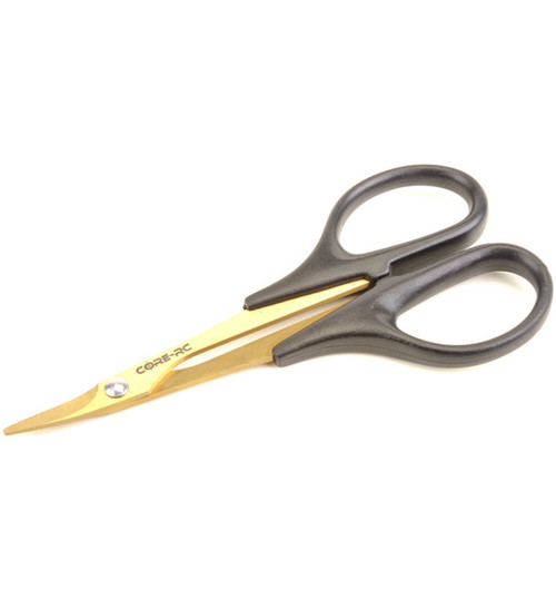 Core RC Curved Body Scissors - Ti Nitride Coated CR860