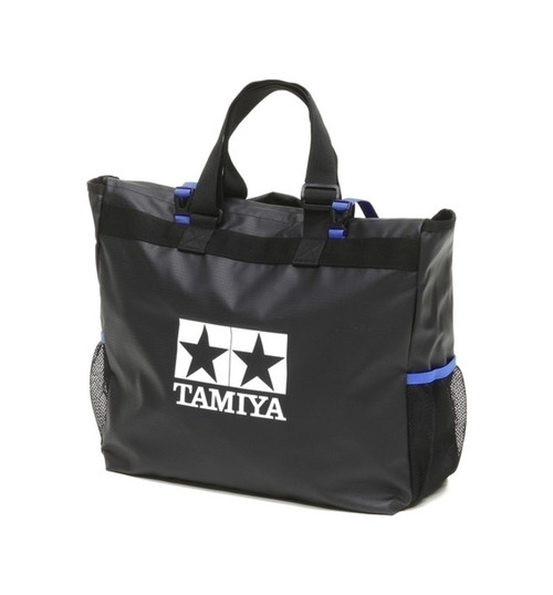 Tamiya Portable Pit Tote Bag Black/Blue TAM67255