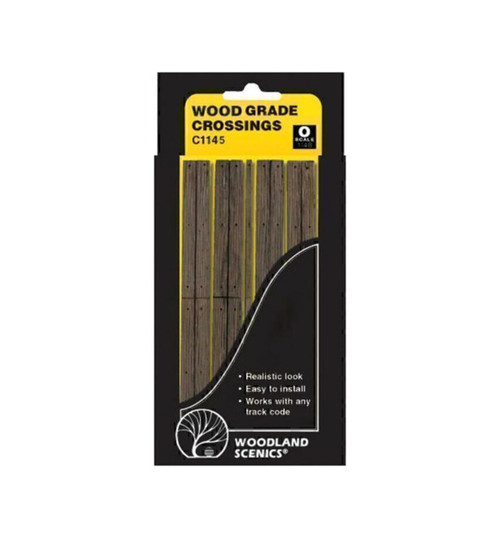 Woodland Scenics O Grade Crossing Wood Plank WOOC1145