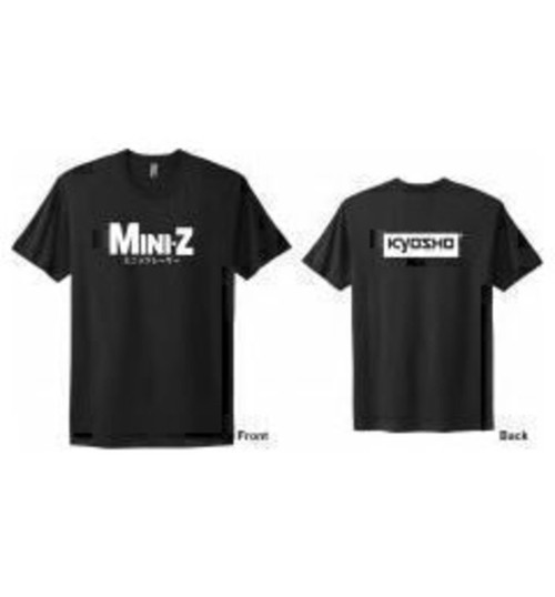 Kyosho Mini-Z Tshirt Black (Large) 88011l KYO88011L