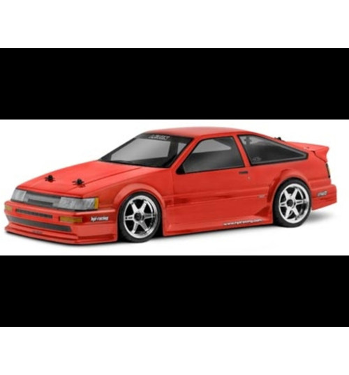 HPI T0Y0TA Levin Ae86 clear Body shell 190mm HPI17214
