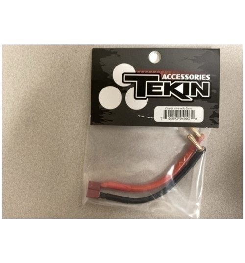 Tekin 12awg 112mm Charge Wire 1S/4S 5mm bullet T plug TEKTT4003