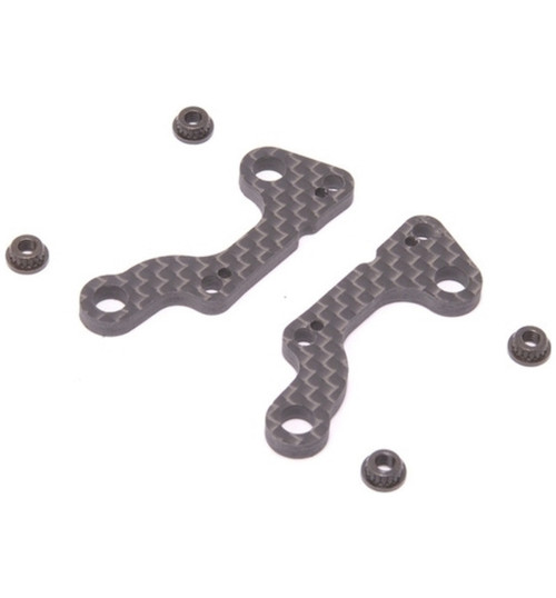 Schumacher Racing C/F 1 Notch Front Link Mount - Mi9 (pr) SCHU8781