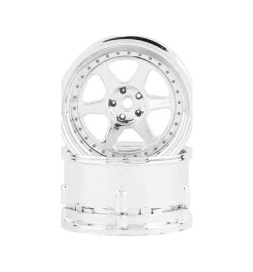 DS Racing Drift Element 6 Spoke Drift Wheels (Triple Chrome) (2) DSC-DE-208