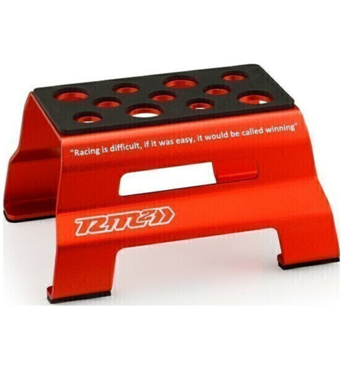 JConcepts RM2 Metal Car Stand Red Fits 1:10 & 1/8 Vehicles JCO8132