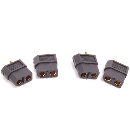 Monkey King RC XT60 Plug Female Only Black - 4 pieces MK2980FBK