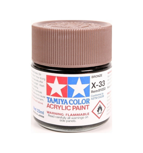 Tamiya Acrylic X-33 Bronze TAM81033