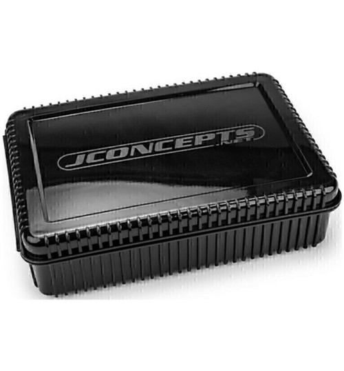 JConcepts 1:8th Double Decker Spring Box W/Foam Inserts Black Fits 1:8th JCO5124
