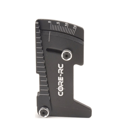 Core RC Aluminum Camber and Ride Height Gauge - Black CR800