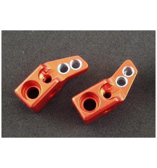 GPM Racing Associated Rc-12 Red Aluminum Front Knuckles LW15B02