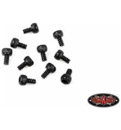 RC4WD Socket Head Self Tapping Screws M1.6 X 3mm (Black) RC4Z-S2051