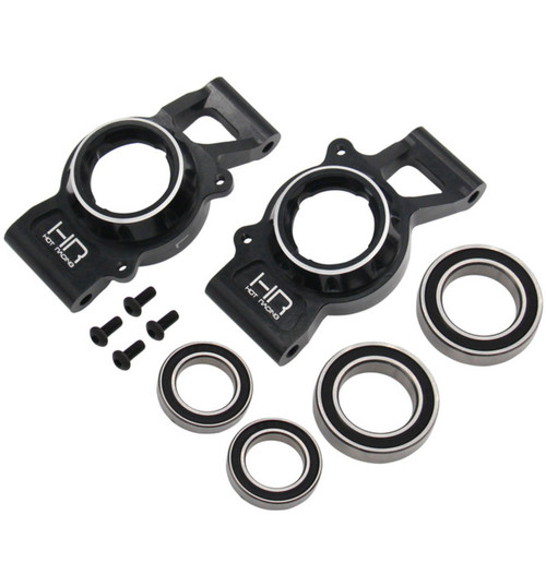 Hot Racing Traxxas X Maxx Aluminum Rear Big Bearing Hubs Axle Carriers XMX22M01