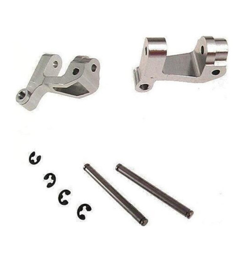GPM Racing Losi Mini-T 1.0 Silver Aluminum Front Steering C-Hubs SMT01908