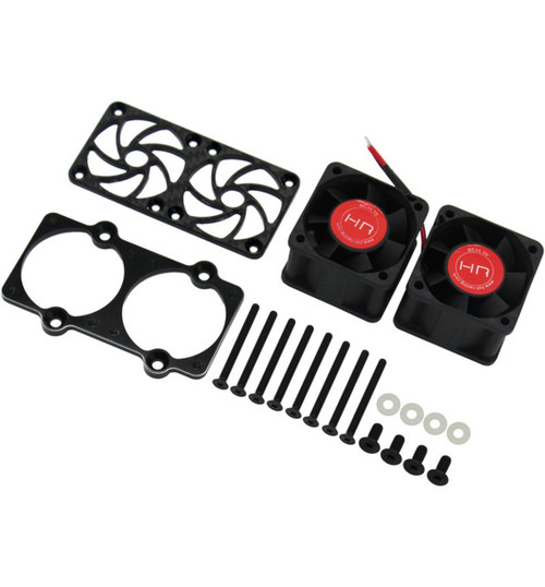 Hot Racing Arrma 1/5 3 Cell Twin 40mm Twister Motor Cooling Fan Kit AFE404TTF