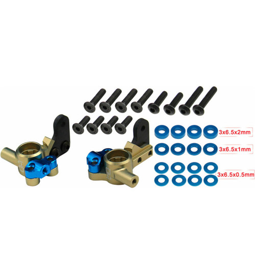 Hot Racing Associated B7 Aluminum 4mm Adjustable KPI Steering Block AB721H4