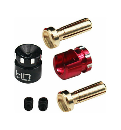 Hot Racing Heat Sink 4mm Bullet Heat Sink Plug Grips 16mm ACE416HP